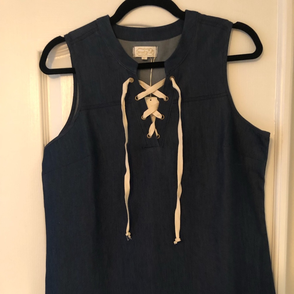 Brand NEW Mudpie Denim Dress